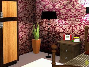 逃出古朴的卧房