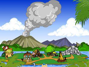 逃出史前火山岛