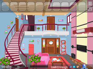 逃出两层小楼房