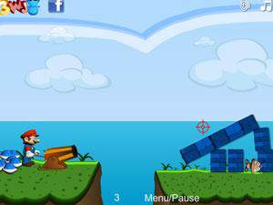 超级玛丽炮轰板栗仔