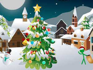 圣诞节拯救火柴人