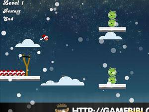 愤怒小鸟战绿猪圣诞版