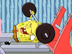 海绵宝宝去健身