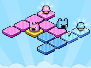 小兔子吃冰激凌