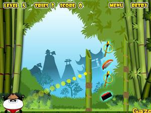 功夫熊猫吃寿司