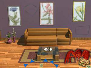 逃脱的烤宽面龙虾