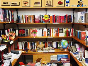 杂乱书店找东西