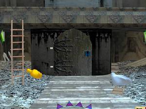 逃出倒塌的剧院