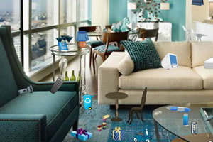 高楼房间找东西