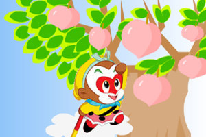 小猴子收仙桃