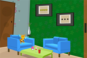 小蜜蜂逃出房子