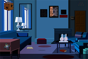 梦幻蓝色房间逃脱