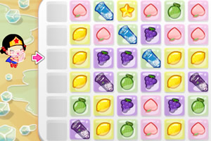 小黑花花水果冰