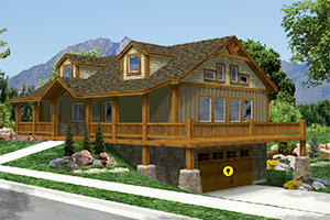 逃离豪华木屋别墅