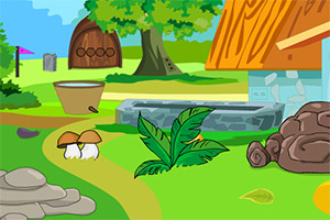 可爱蓝鹦鹉逃脱