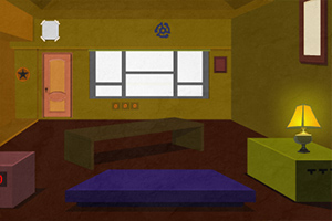 昏暗黄色小屋逃脱