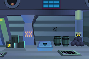 逃离灰暗的仓库