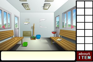 女孩逃出候车室