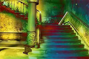 破旧的平房逃脱