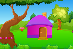 女孩逃出森林小屋