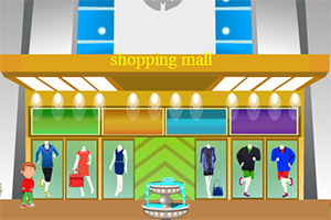 可爱的男孩寻找吉他逃脱