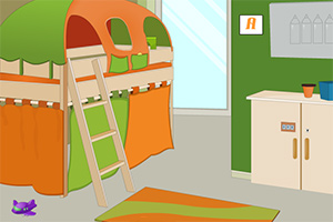 逃离现代儿童房间