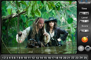 加勒比海盗4找数字