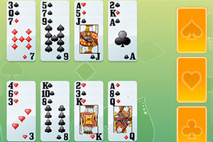 趣味纸牌拼接
