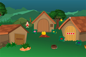 小兔子逃出森林小屋