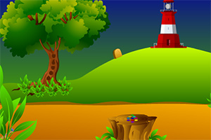 小鹿幼崽逃出森林