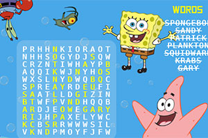 海绵宝宝找单词