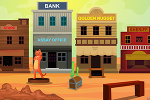 荒凉的西部小镇逃脱