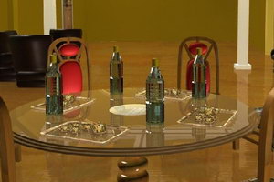 收拾旅馆的客房