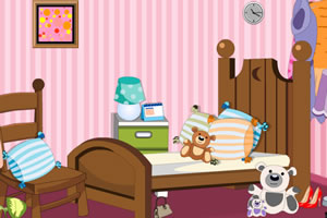 女生屋里找东西