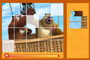 熊出没开心旋转拼图选关版