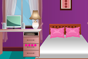 逃出温馨紫色房间