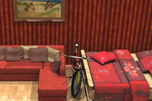 自行车爱好者房间