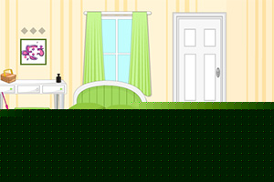 逃离鲜绿色卧室