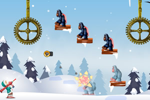 勇敢猎人战雪怪