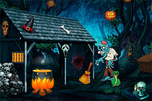 逃离万圣节鬼屋