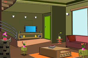 逃离绿色蝴蝶房间