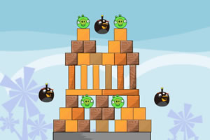 愤怒小鸟炸绿猪2