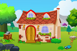 开心女孩逃出花园洋房