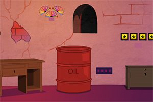 破损的房子逃脱