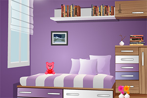 逃离紫色孩子房间