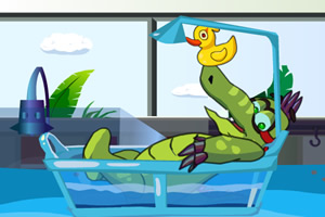 大鳄鱼爱小黄鸭