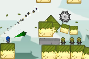 小忍者射僵尸选关版