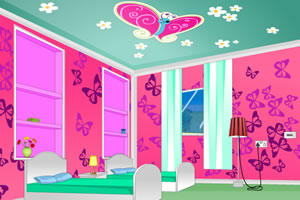 逃出蝴蝶装饰房