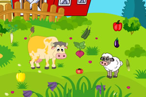 农场和草甸找蔬菜