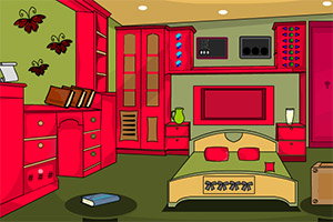 艳红色的房间逃脱